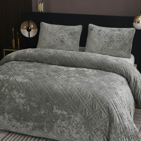 Покрывало 160х220 и наволочка 50х70 Sofi De MarkO Селена Изумруд