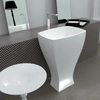 JZL006 01 00/ JZ13bi*1 Artceram JAZZ Livingtec раковина отдельно стоящая с сифоном, 60х48х85см, цвет белый глянцевый В АМ ГРУПП НА СКЛАДЕ 1ШТ БРАКОВАННАЯ