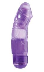 Фиолетовый вибромассажёр JELLY JOY 6INCH 10 RHYTHMS - 15 см. - 