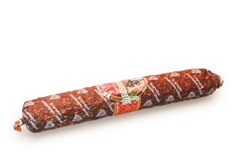 Колбаса сырокопченая из оленины Юбилейная~300г