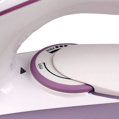 Утюг BRAUN TS505, 2000 Вт, антипригарное покрытие, самоочистка, антикапля, белый/фиолетовый