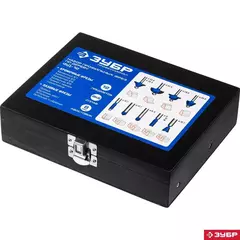 ЗУБР 12 шт, набор профильных фрез по дереву, Профессионал (28796-H12)