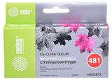 Картридж струйный Cactus CS-CLI481XXLM пурпурный (12.2мл) для Canon Pixma TR7540, TR8540, TS6140, TS8140