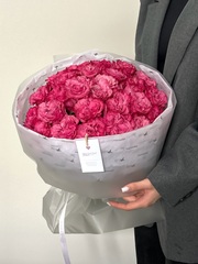 Моно букет из пионовидной розы Кантри блу 25 шт