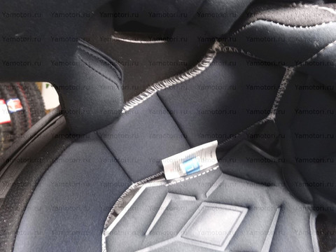 Кроссовый мотошлем NENKI NK-315, красный-чёрный