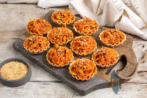 Тарталетка с морковью по-корейски, 20 шт.