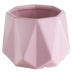 Горшок цветочный rhombus, 12,5 см, розовый