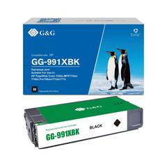 Картридж G&G 991X для HP PageWide Managed, (20 000стр.), черный (аналог X4D19AC,M0K29XC,M0K02AE)