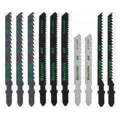 KRAFTOOL EU-хвост., по дереву и металлу, 10 шт, набор полотен (159590-H10)