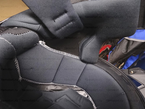 Кроссовый мотошлем NENKI NK-315, красный-чёрный