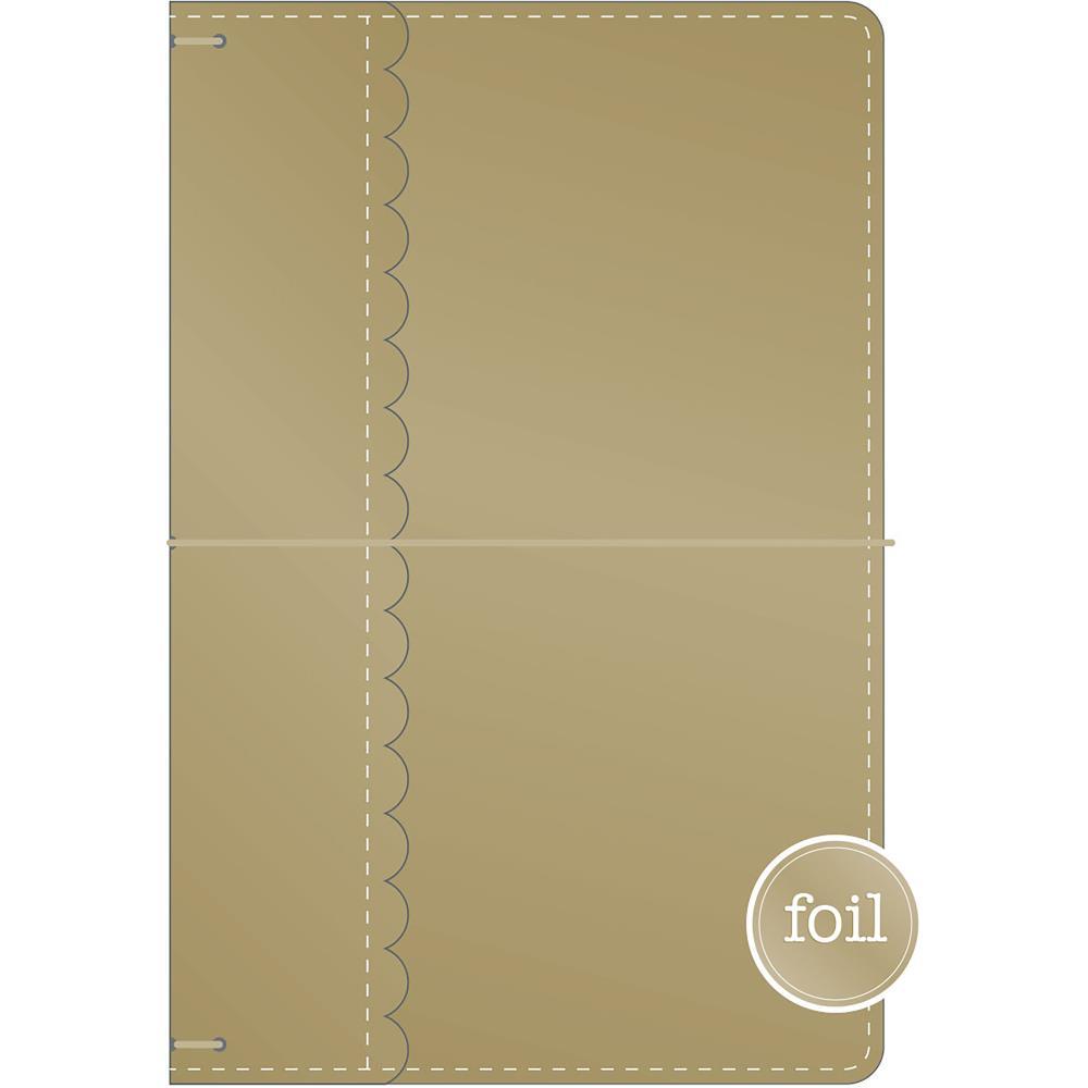 Блокнот (тревелбук) - Doodlebug Travel Planner - 14х23 см - Gold