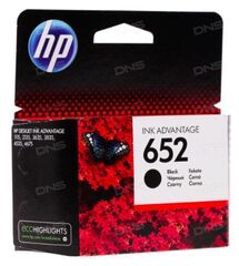 Картридж черный HP 652 для Deskjet Ink Advantage 1115/2135/3635/4535/3835/4675. Ресурс 360 стр (F6V25AE)
