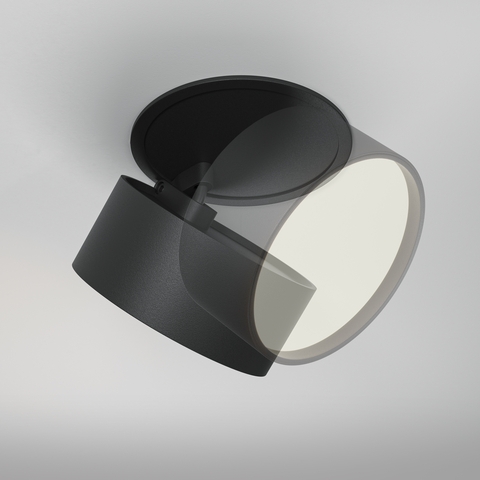 Встраиваемый светодиодный светильник Maytoni Onda DL024-12W3K-B