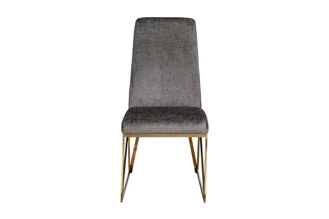 Стул велюровый 49х65х99см Garda Decor серый