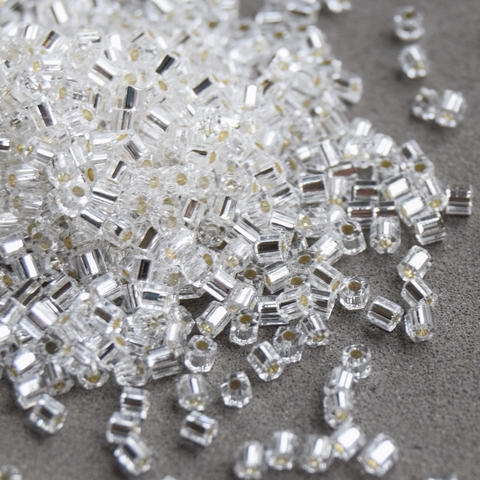 Бисер Тохо Hexagon 11/0 0021 серебристый