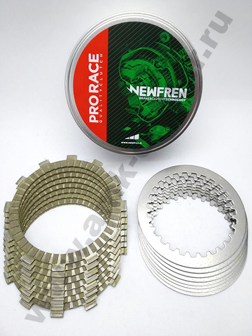 F2874QC Комплект фрикционных и металлических дисков сцепления NewFren Pro Race