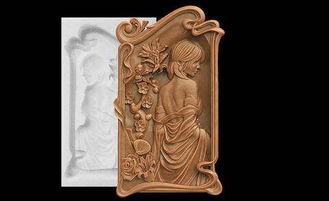 Силиконовый молд № 0752 Накладка