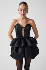 Топ-корсет из тафты