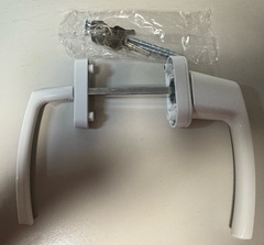 Ручка двусторонняя с ключом асимметричная