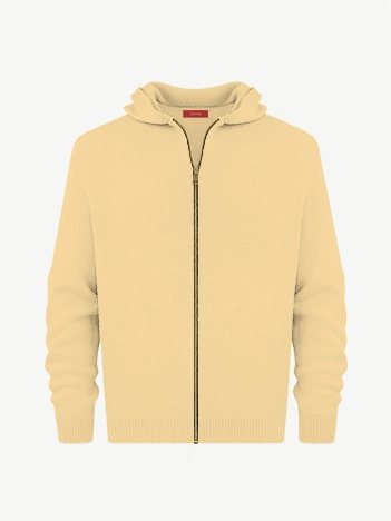 Толстовка на замке из мягкой шерсти