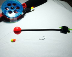 Оснащенная поставушка с ручкой пенопласт, 1 крючок (OWNER) кивок мягкой жесткости