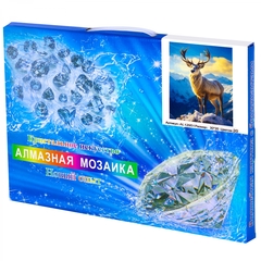 
          Алмазная мозаика Alingar, на подрамнике, с полным заполнением, (глянц), 20х30 см, 20 цветов, "Олень"