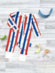 Комбинезон Mjölk х СКА Sleep and Play Stripes, на манжетах