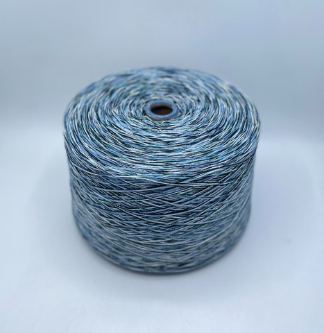 Авторская смотка (пр.Италия) 290м/100гр, Шерсть/Меринос/Полиамид/Вискоза/Кашемир/Полиэстер/Люрекс/Остальный волокна, цвет-Балтика, арт.36495