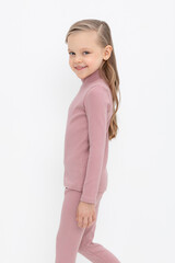 джемпер  для девочки  К 302300-1/1/серая пудра