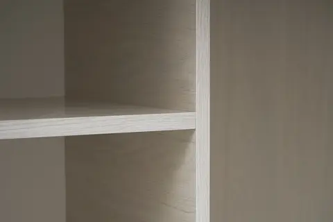 Шкаф угловой Белла ясень белый