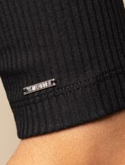 Футболка из трикотажа в широкий рубчик  D49.105 (124004)