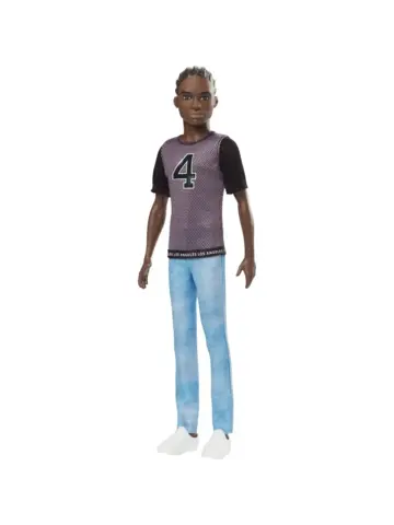 Кукла Барби Игра с модой Кен в футболке и джинсах GDV13