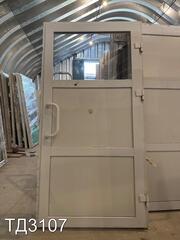 Дверь пластиковая входная Б/У 2040(в) x 1040(ш)