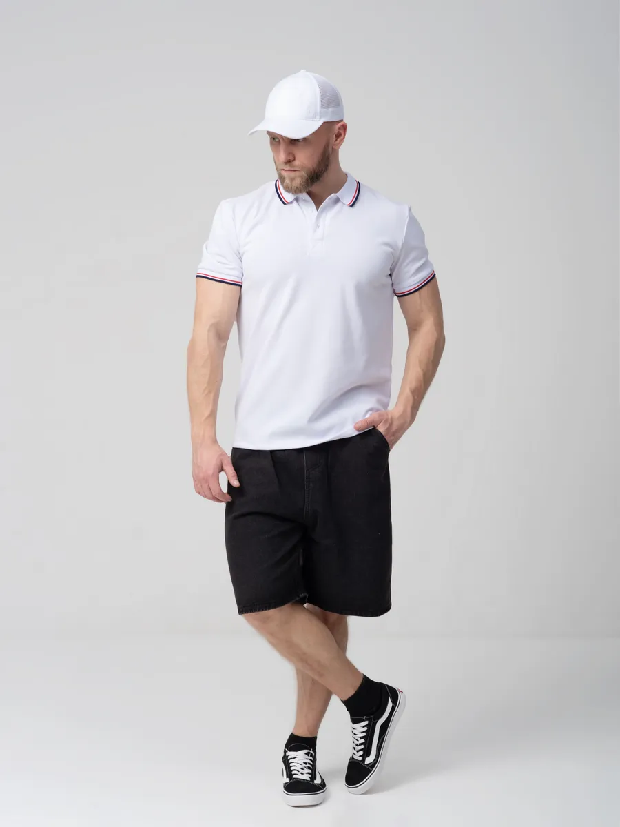 Бейсболка с сеткой летняя белая