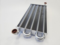 Теплообменник основной (40кВт) для FERROLI Fortuna/Vitabel/Vitatech D (крепление - клипсы) (арт. 902603890)