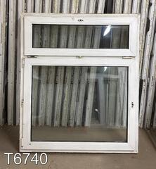 Окно Пластиковое Б/У 1480 (500/1040)(в) x 1260(ш)