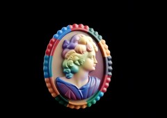 Силиконовый молд Камея № 43