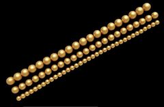 Силиконовый молд Бусы 3 ряда