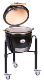 Гриль керамический Monolith Grill Junior Pro Serie 2.0 черный с подставкой