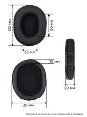 Комплект амбушюр и накладки для наушников Audio-Technica M20