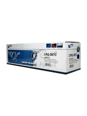 Картридж UNITON Premium Cartridge 067C голубой для CANON LBP-631, LBP-633, MF651, MF655, MF657 (1,25K)