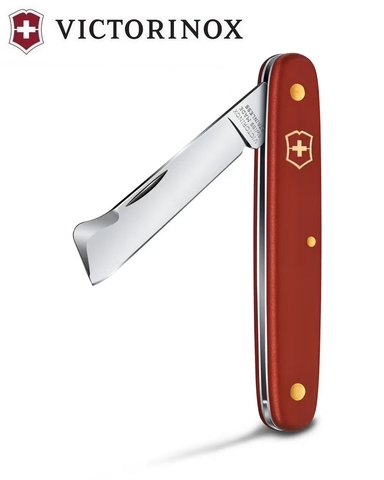 Нож складной садовый Victorinox, 110mm, Red (3.9020)
