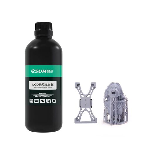 Фотополимерная смола eSUN PA100 Nylon-Like Resin, 1 кг, серый, PA100 NYLON-LIKE RESIN-H