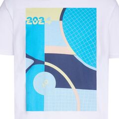 Теннисная футболка Australian Open T-Shirt Poster Print - White