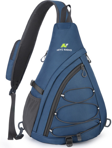 Картинка рюкзак однолямочный Nevo Rhino 9070 Sky Blue - 1