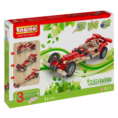 Конструктор"ECO BUILDS. Гоночные машины", с мотором