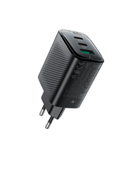 Сетевая зарядка ACEFAST A108 PD67W Gan 2*USB-C+USB-A Charger EU, черный