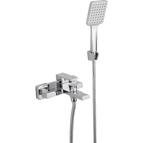 Смеситель для ванны BELZ B60613 короткий излив, латунь, хром