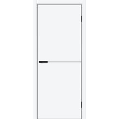 Купить Межкомнатная дверь ПЭТ Браво-0.21 П White Silk глухая