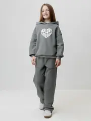 брюки  для девочки  КР 400844/пряный базилик к587